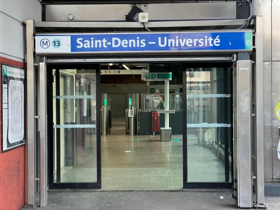 Charmante Studio Ligne 13 Tram 5 Saint Denis Pierrefitte-sur-Seine Zewnętrze zdjęcie